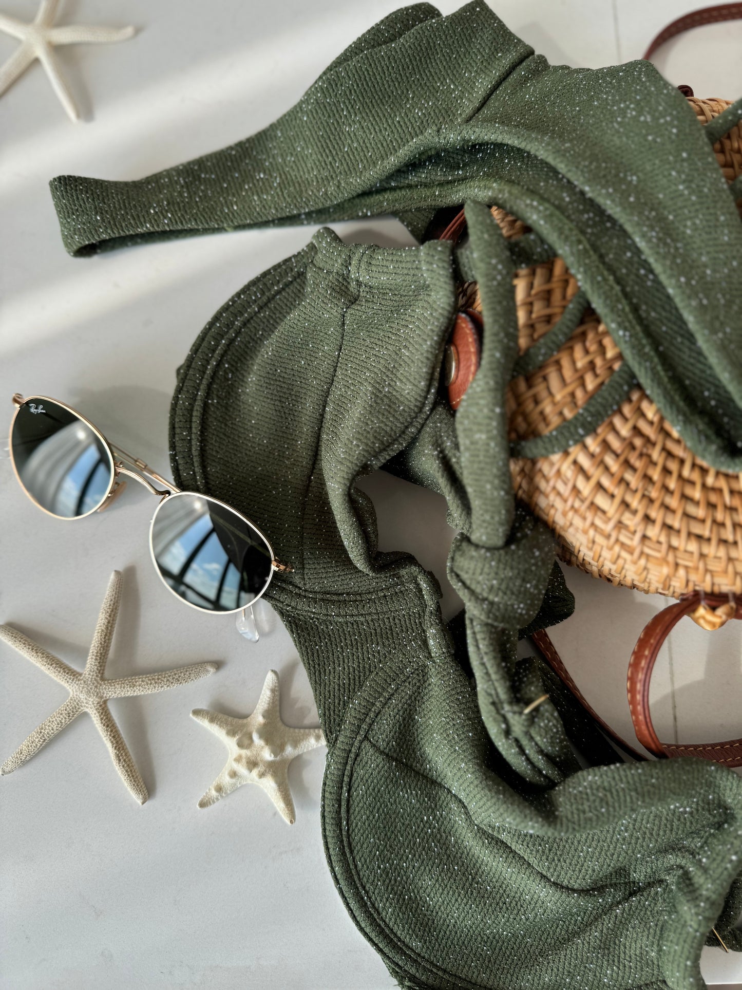 Bikini Lola Sparkling - Olive Green | ByC