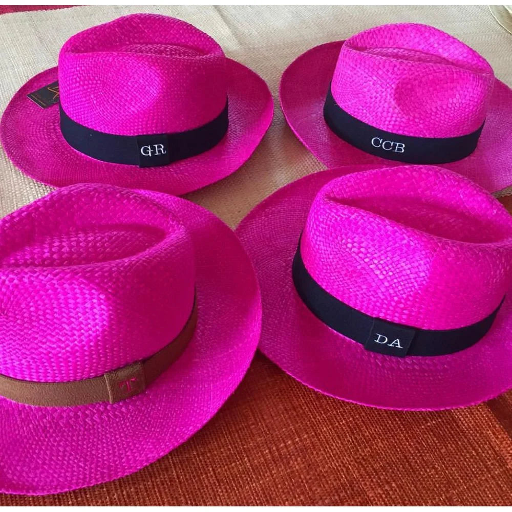 Straw Hat - PANAMÁ - Pink | Malu Pires