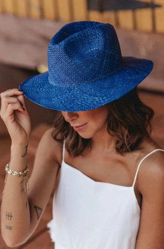 Straw Hat - PANAMÁ - Blue | Malu Pires