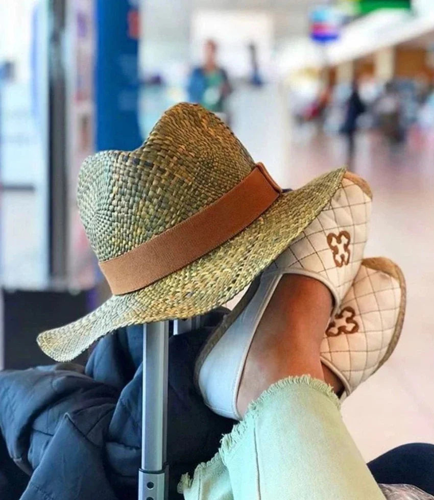 Straw Hat - PANAMÁ - Olive | Malu Pires