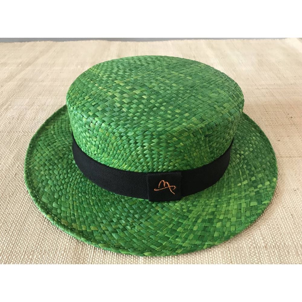 Straw Hat - PARIS - Green | Malu Pires