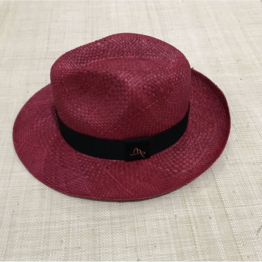 Straw Hat - PANAMÁ - Cherry | Malu Pires