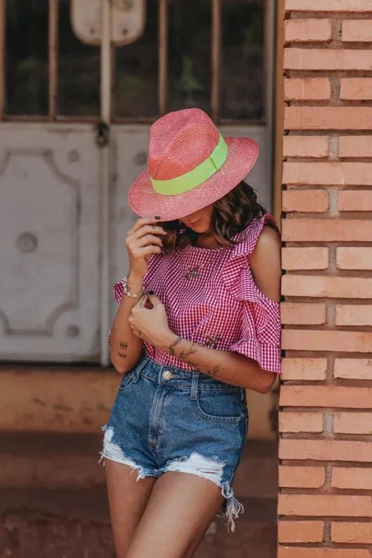 Straw Hat - PANAMÁ - Guava | Malu Pires