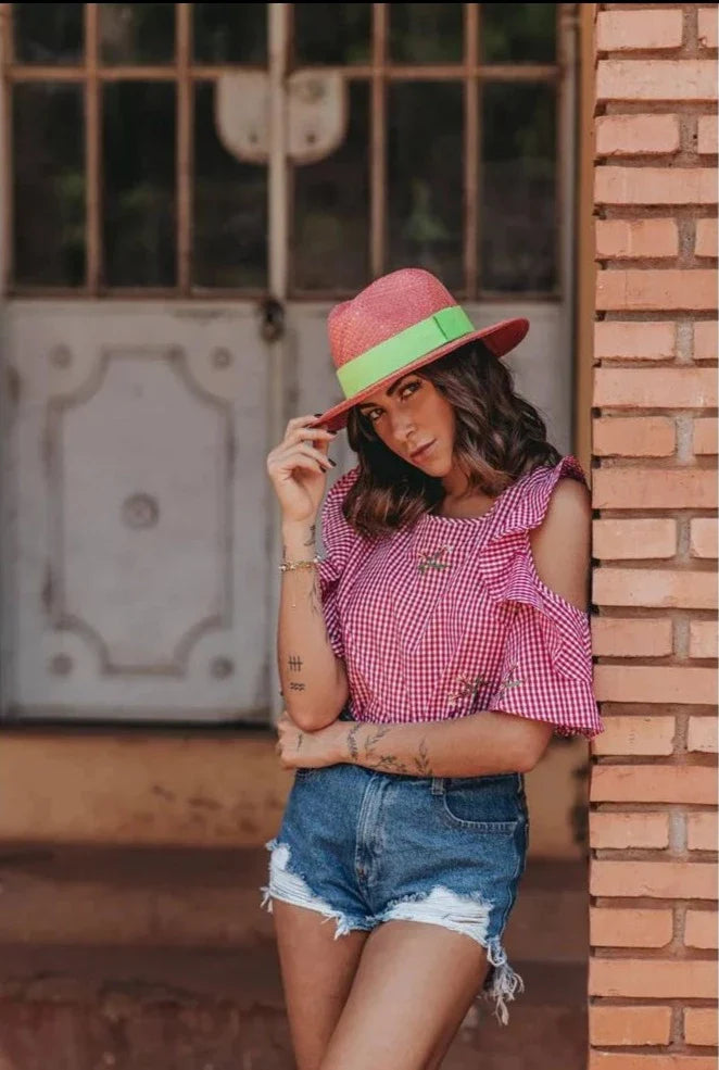 Straw Hat - PANAMÁ - Guava | Malu Pires