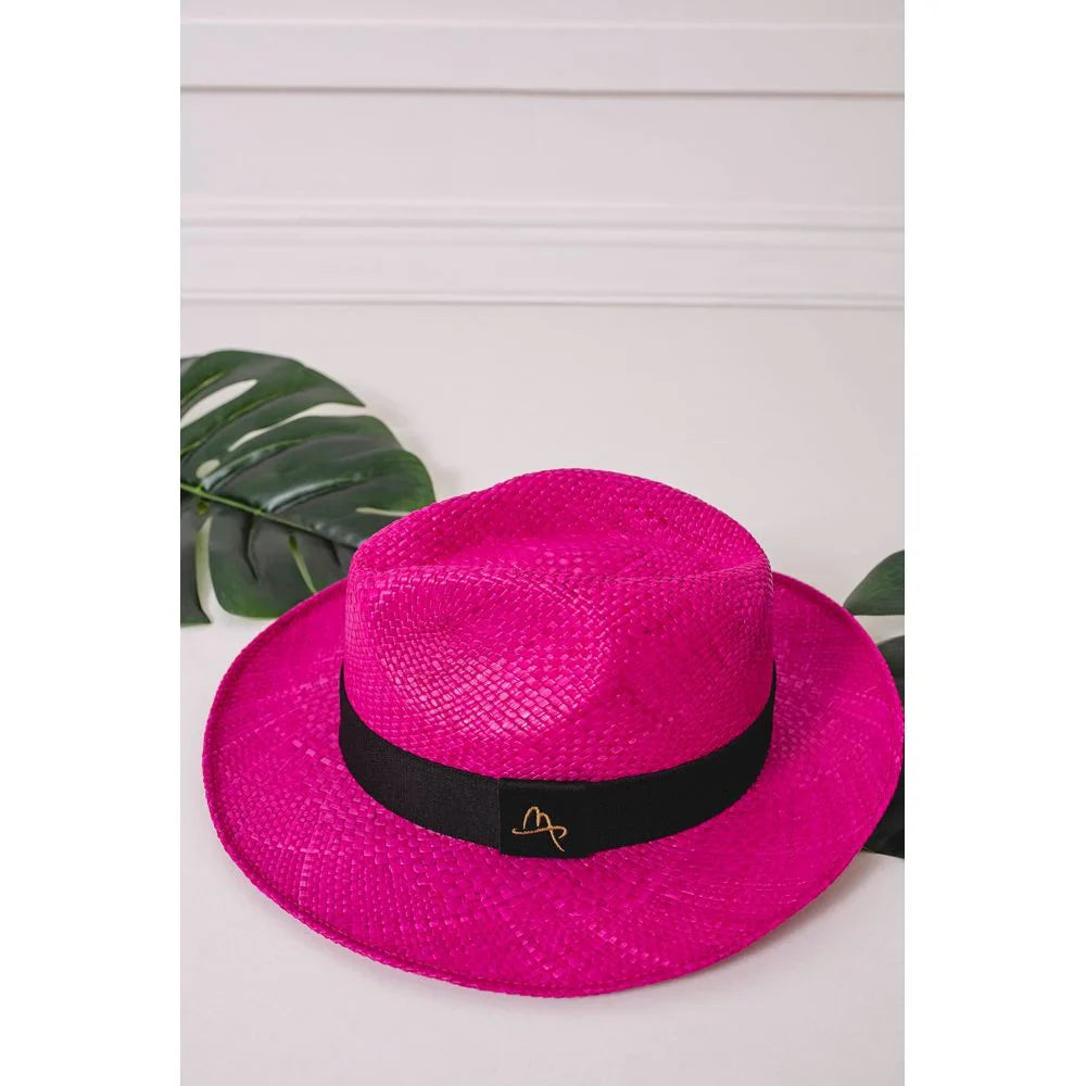 Straw Hat - PANAMÁ - Pink | Malu Pires