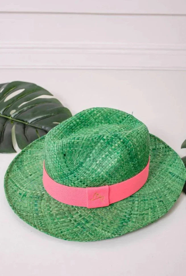 Straw Hat - PANAMÁ - Green | Malu Pires