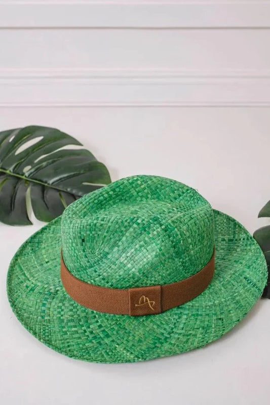 Straw Hat - PANAMÁ - Green | Malu Pires