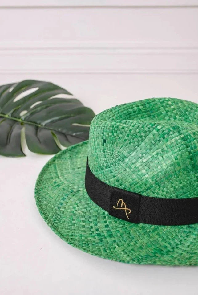 Straw Hat - PANAMÁ - Green | Malu Pires