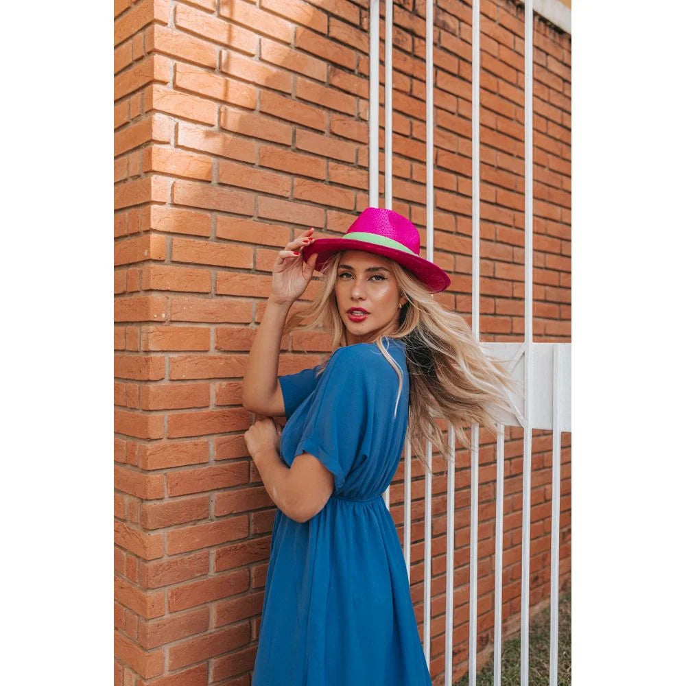 Straw Hat - PANAMÁ - Pink | Malu Pires