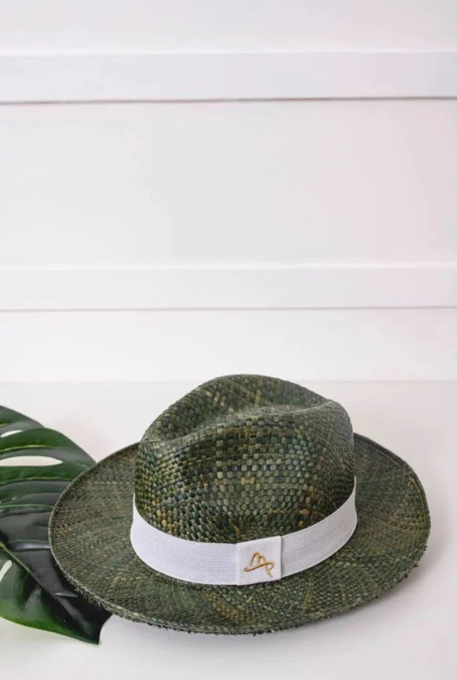 Straw Hat - PANAMÁ - Olive | Malu Pires