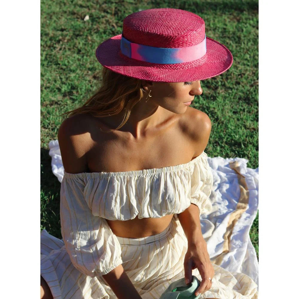 Straw Hat - PARIS - Guava | Malu Pires