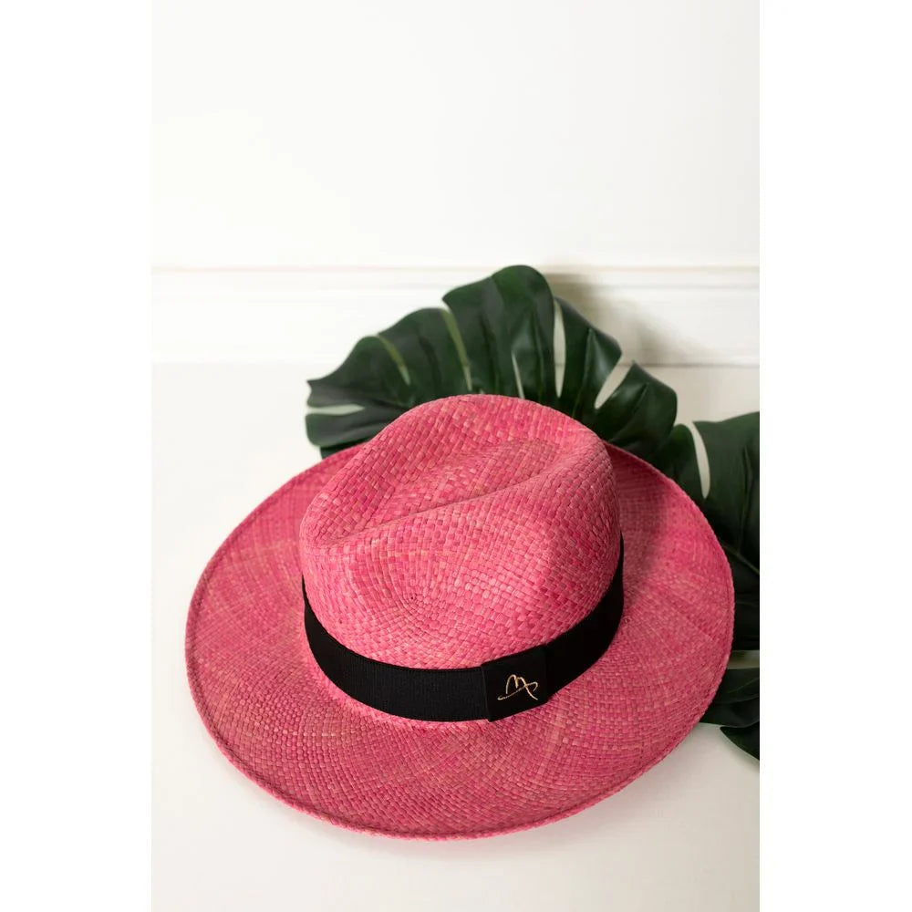 Straw Hat - PANAMÁ - Baby Pink | Malu Pires