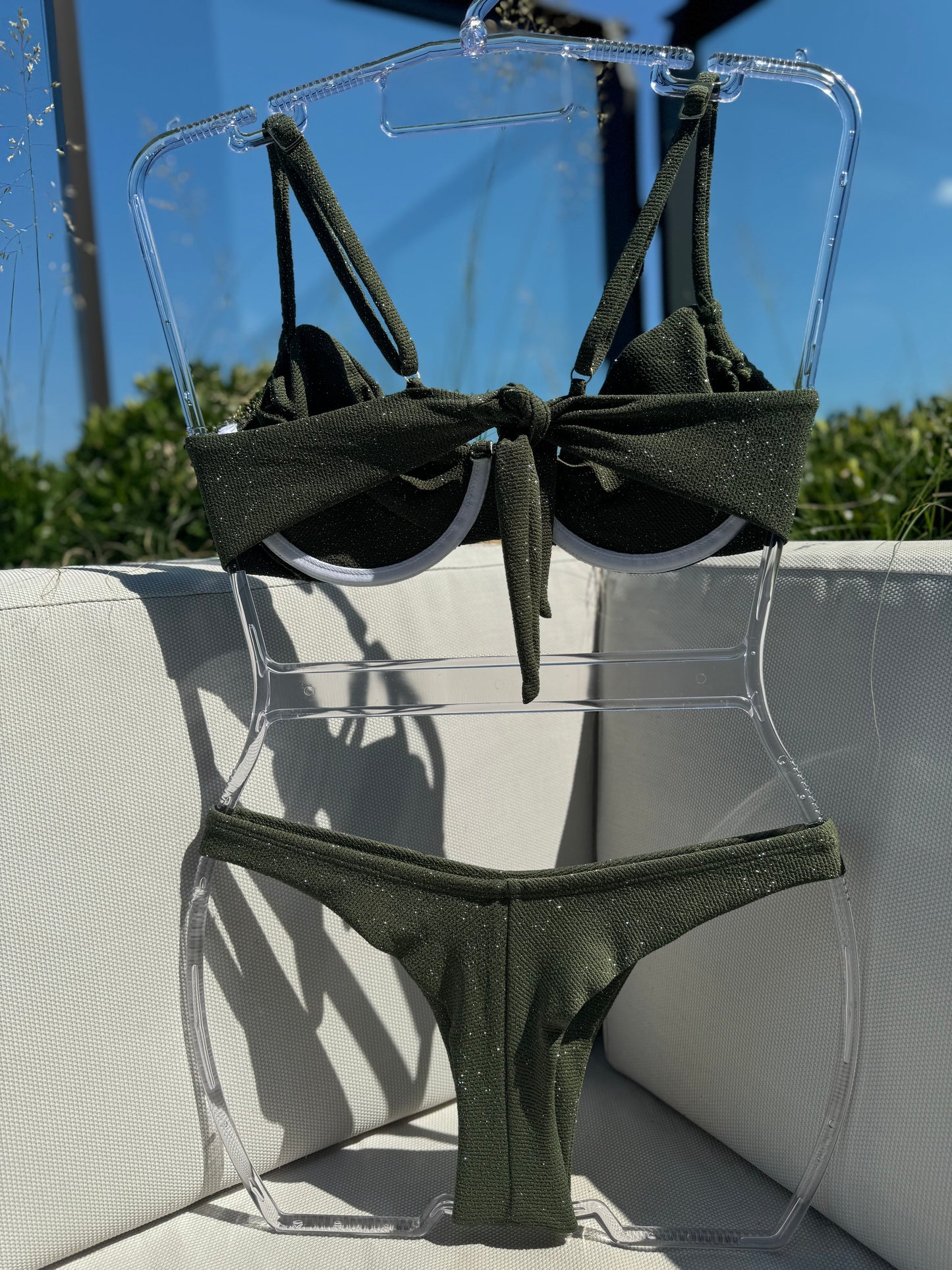 Bikini Lola Sparkling - Olive Green  | ByC