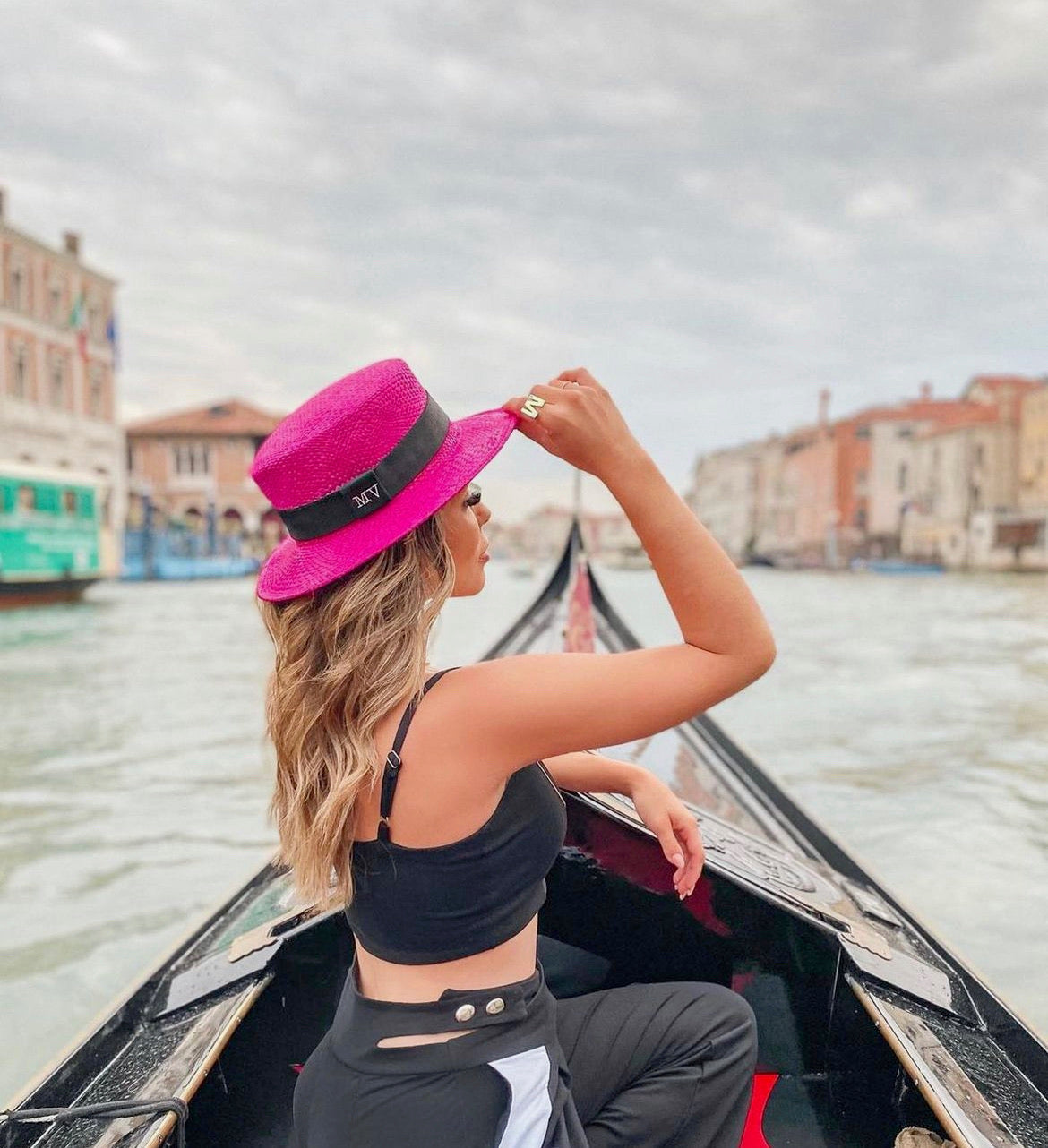 Straw Hat - PARIS - Pink | Malu Pires