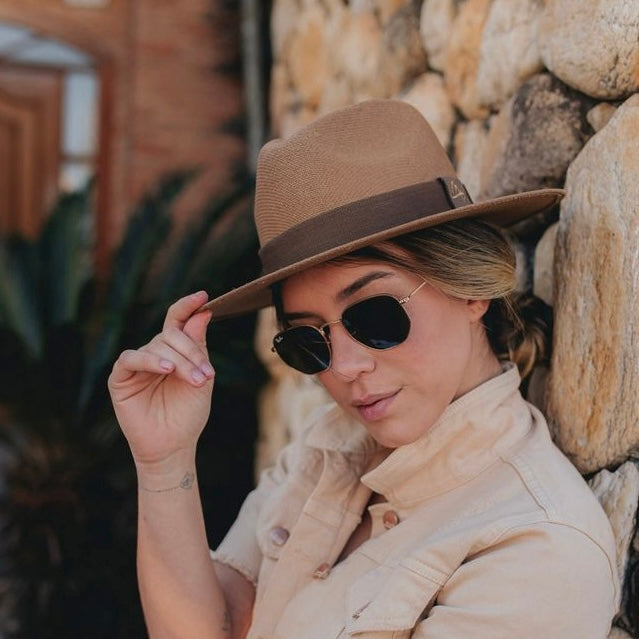 Panamá Safari Hat - Brown | Malu Pires