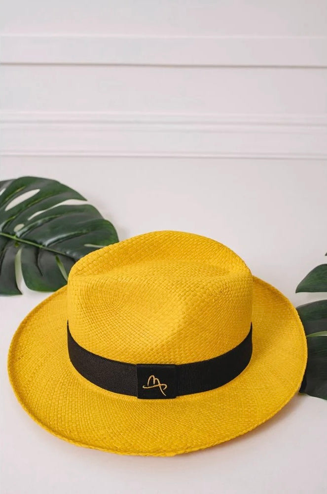 Straw Hat - PANAMÁ - Yellow | Malu Pires