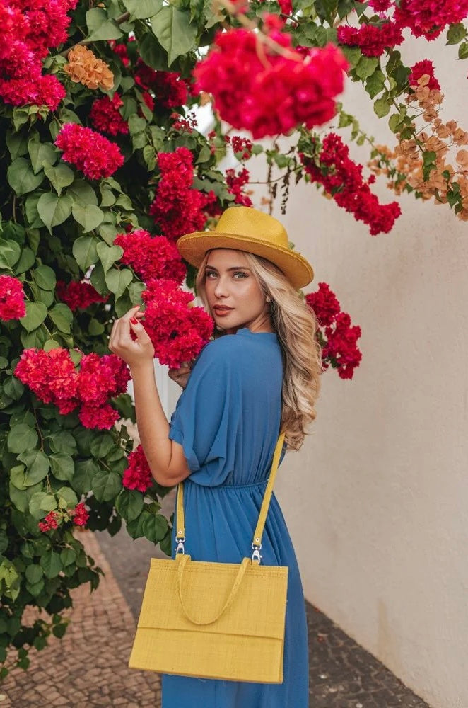 Straw Hat - PANAMÁ - Yellow | Malu Pires