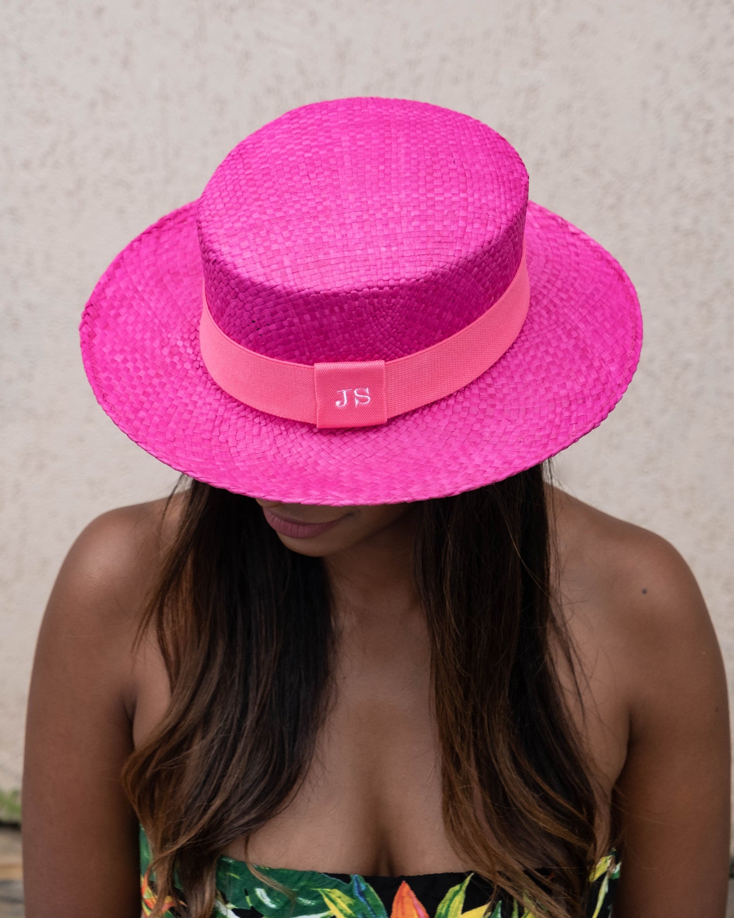 Straw Hat - PARIS - Pink | Malu Pires